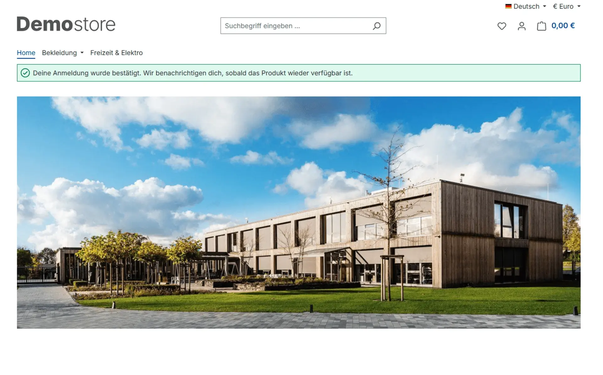 Double-Opt-in-Bestätigung im Storefront